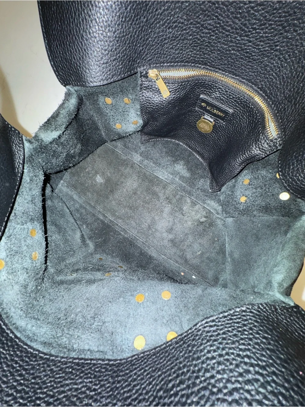 Mulberry Large Roxanne in Black Darwin Leather